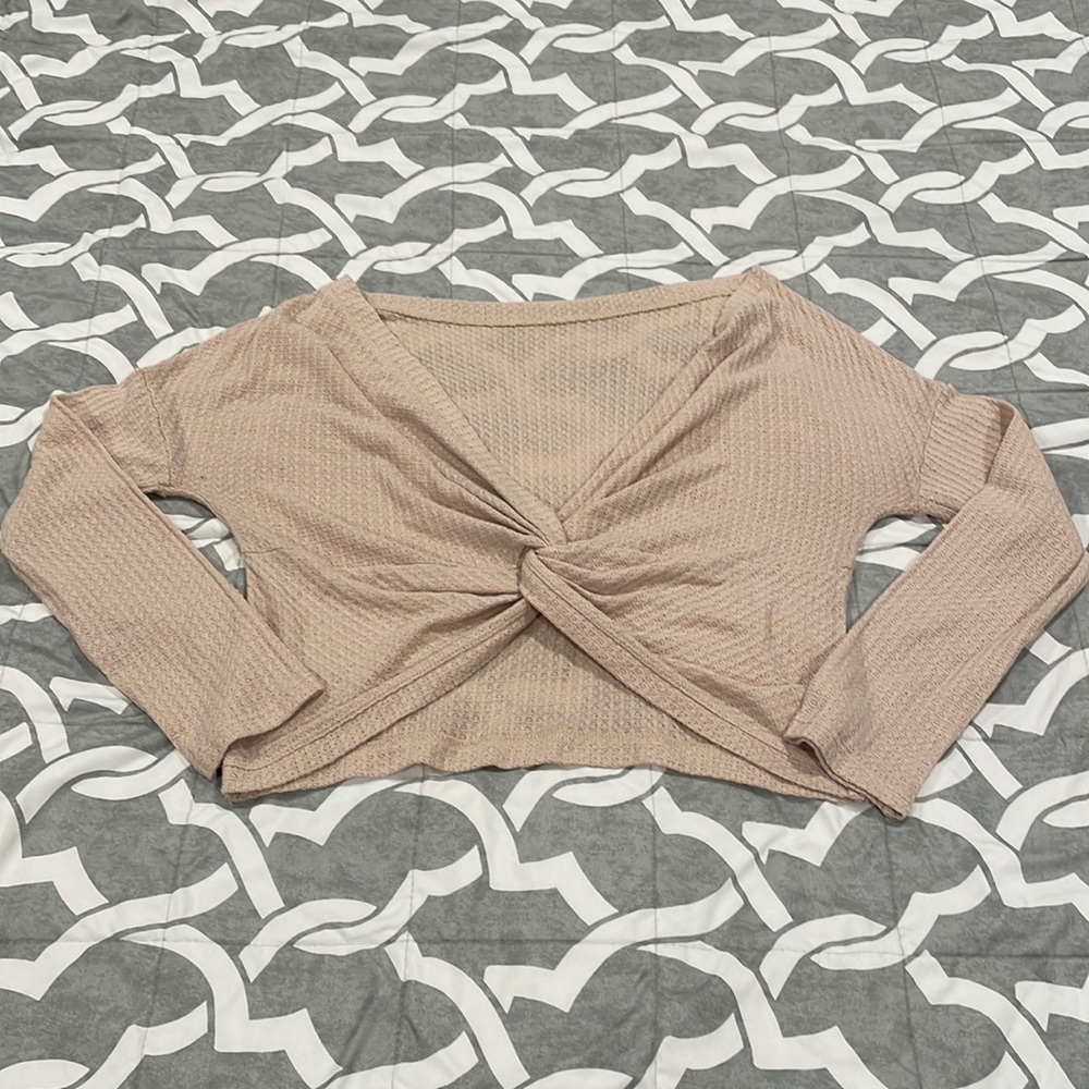Crop Top Summer Cardigan with Front Style Knot